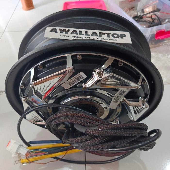 Motor Bldc 2000W Qs Motor Dc Qs Wp Racing 72V Motor Listrik 12 Inch V5