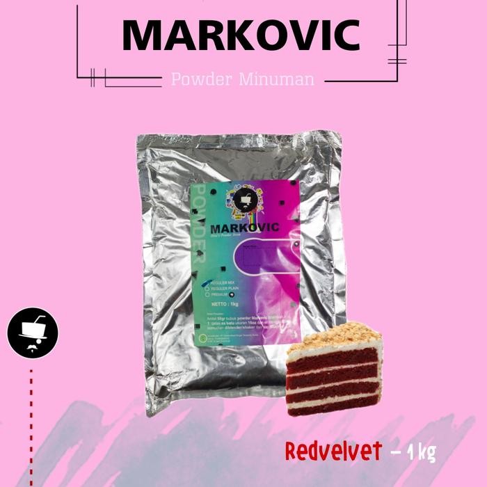 

Bubuk Minuman Red Velvet - Powder Markovic Redvelvet 1 kg