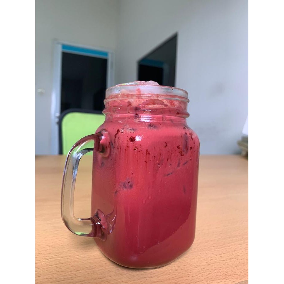 

Minuman Bubuk Instan Red Velvet - MILKAS Red Velvet Powder @500Gr