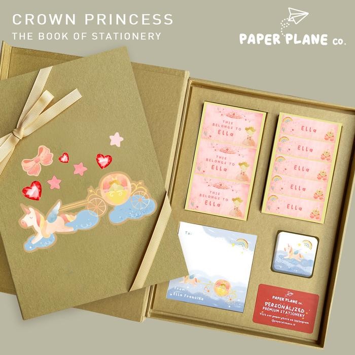 

Product Laris Mini Stationery Sticker Gift Set "Crown Princess" Hadiah Kado