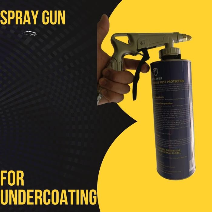 SPRAY GUN UNTUK APLIKASI CAT ANTI KARAT UNDERCOATING