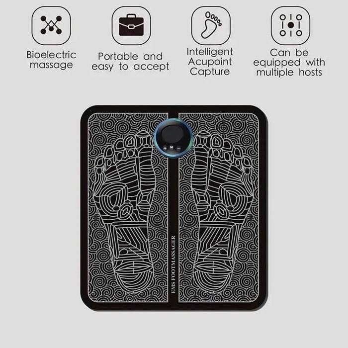 [Speeds Living] Ems Foot Massager Pad Alat Pijat Kaki Akupuntur Kaki Elektrik