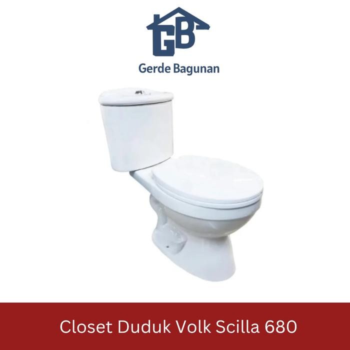 Volk Scilla 680 Closet Duduk / Toilet Duduk Free Ongkir