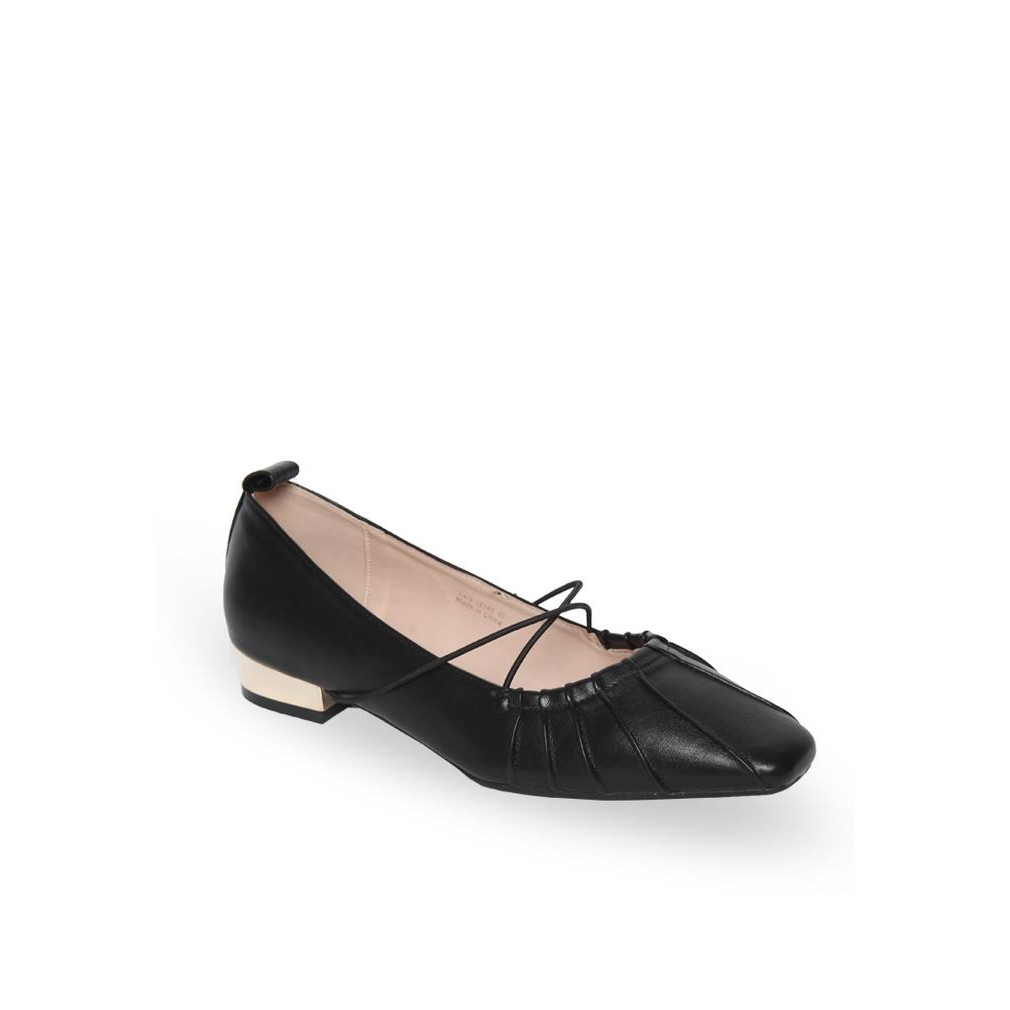 Ncy Shoes Sepatu Wanita Vera Flat Shoes Warna Hitam