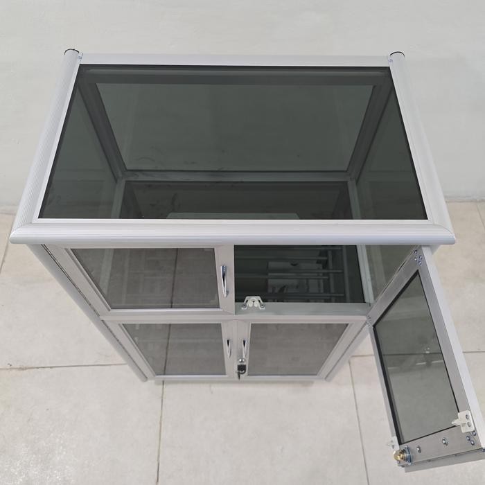 LEMARI RAK SEPATU HELM 60X38X90 CM ALUMINIUM HOLLOW 20U CA