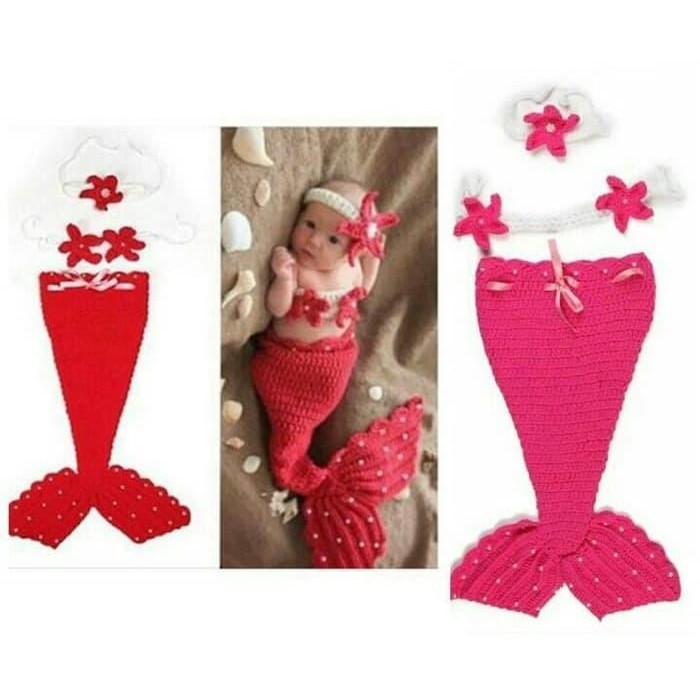 Baju Kostum Bayi Perempuan Lucu Kostum Bayi Mermaid