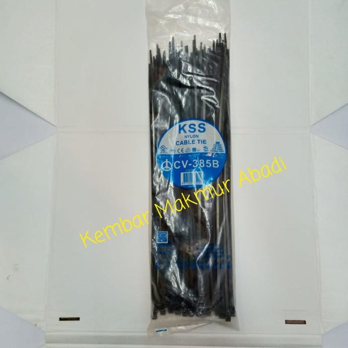 

Kabel Ties Kss Cv-385 (Putih/Hitam) / Cable Ties Cv385 Kss / Ties Kss