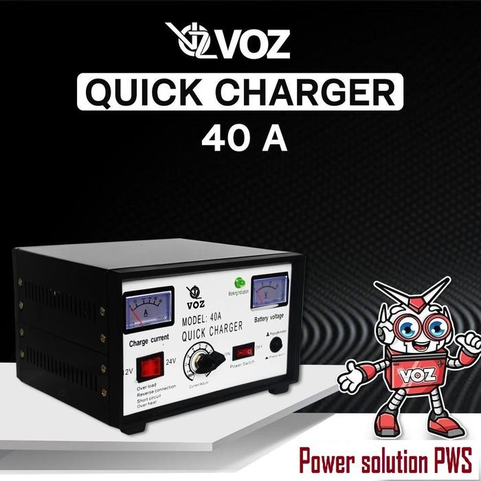 CHARGER AKI 40AMPERE 12V DAN 24V