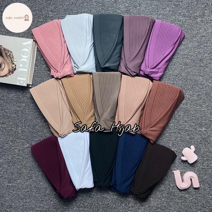 Bergo Sport Size L Hijab Instant Pet Besar Hijab Sport Menutup Dada Bergo Sport Ukuran L Bergo Pet
