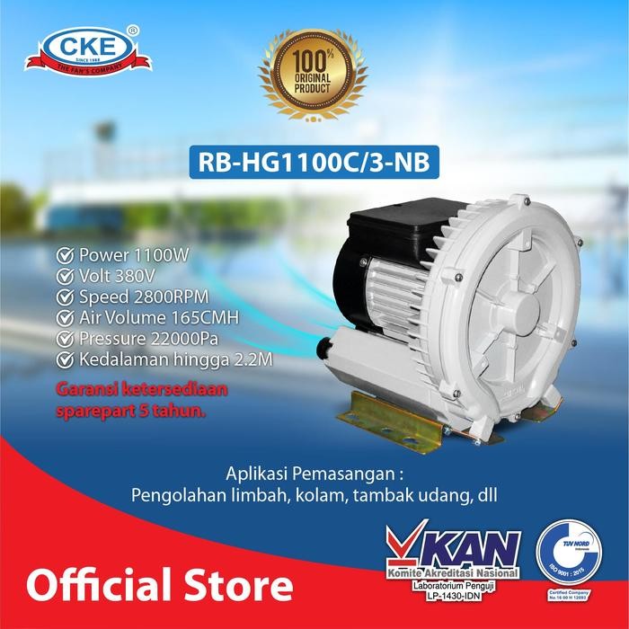 RING BLOWER 380V 1.1 BLOWER TAMBAK BLOWER KOLAM