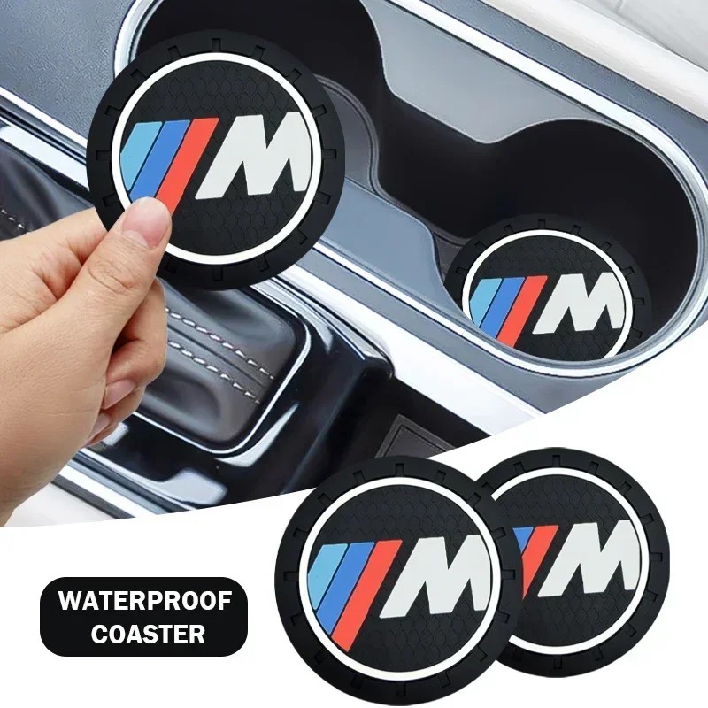 IMPORT Car Coaster Water Cup Bottle Holder Anti-slip Pad Mat For BMW E60 E70 E82 E88 E90 E92 F01 F10