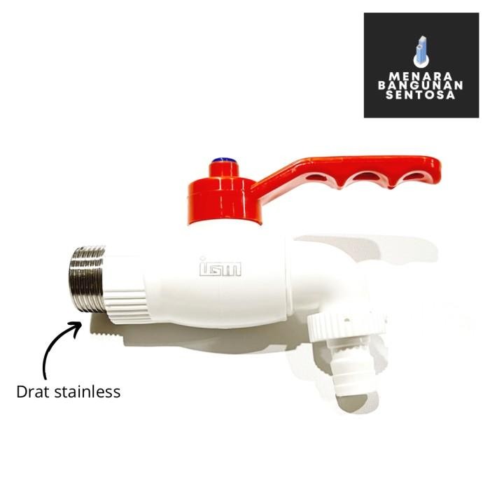 Expert Kran Tembok PVC Jumbo IGM 3/4" / Kran Taman Air