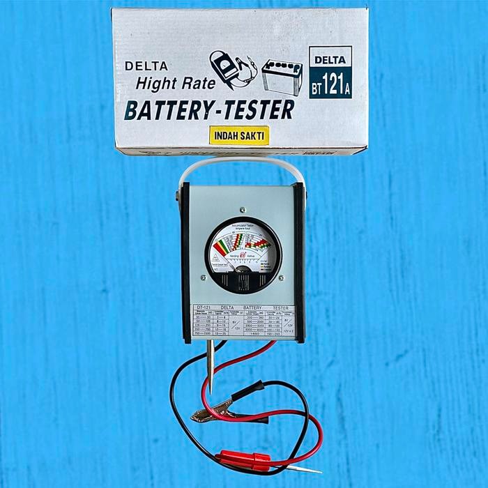 Delta BT121A battery tester - test battery - baterai tester