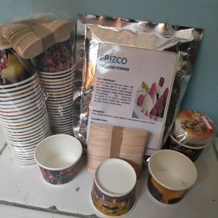 

New Bubuk ice cream. Paket mini bubuk es krim