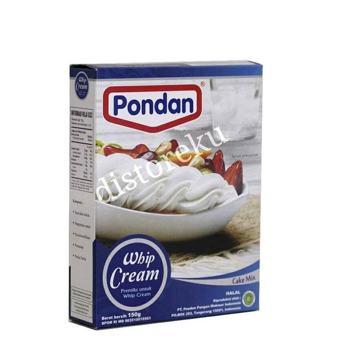 

New pondan whip cream bubuk instan krim kue