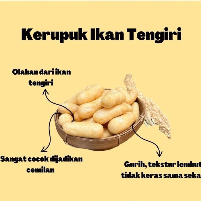 

New (Oleh Oleh Surabaya) Kerupuk Ikan Tengiri Murah Enak 250gr
