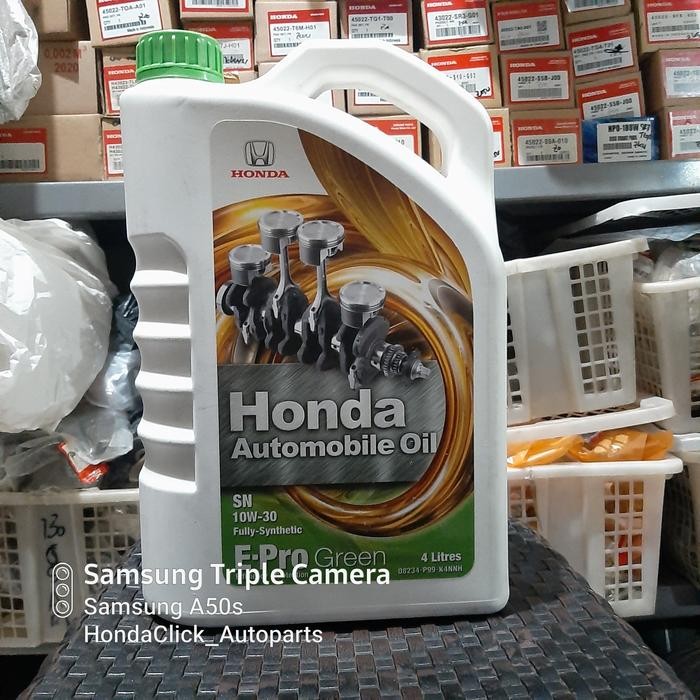 Oli Mesin Mobil Honda Epro E-Pro Green 4 Liter Asli Original