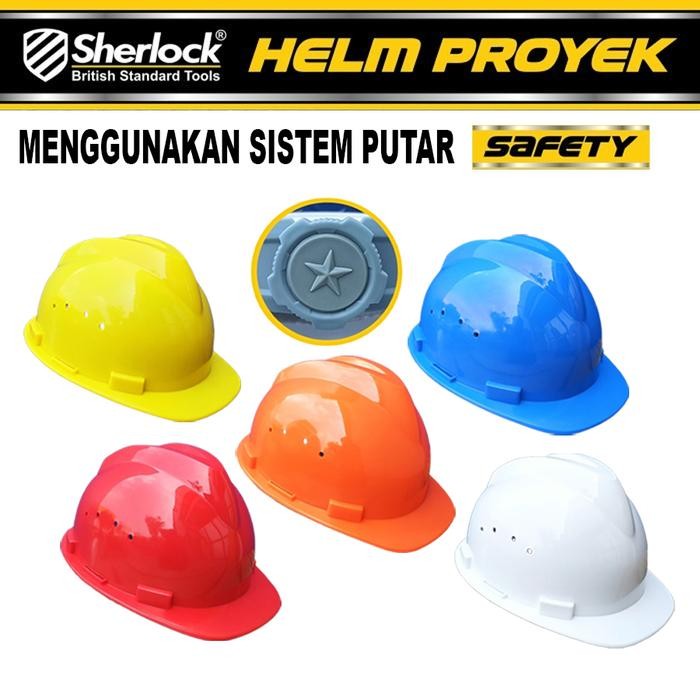 Helm Safety Proyek Sherlock Safety Helmet / Helm Proyek
