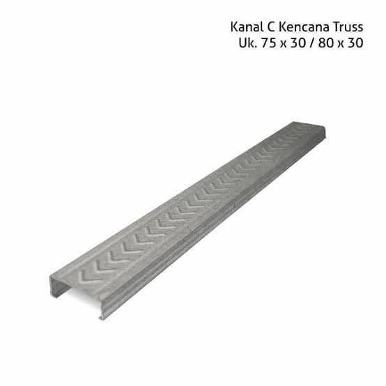 [Expert] Baja Ringan / Galvalum Kanal C80 Kencana Tebal 0.75 SNI
