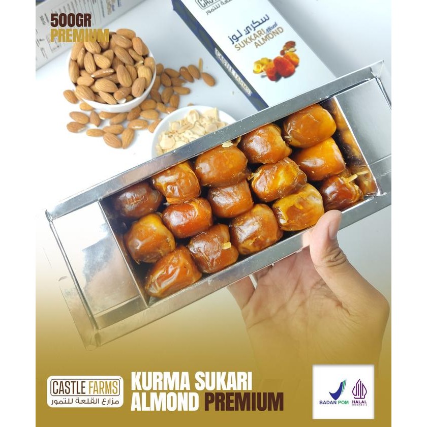 

Kurma Sukari Almond Butter Kemasan Dus 500Gr - Castle Farms
