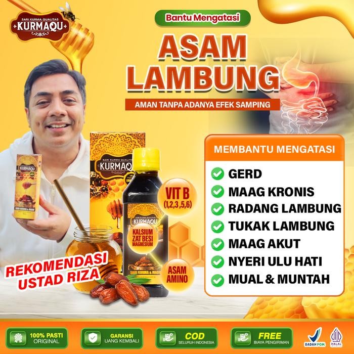 

Kurmaqu Sari Kurma Dan Madu Asli Atasi Asam Lambung Tinggi