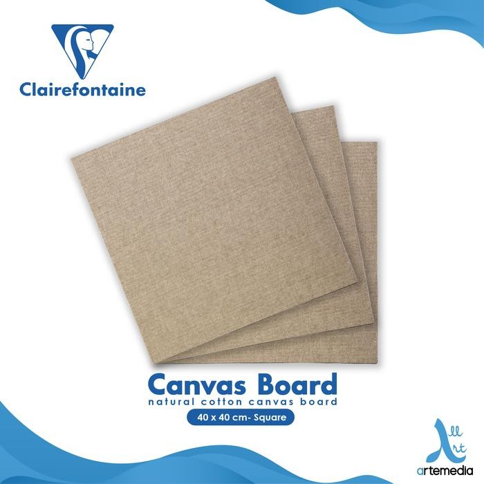 

TERBARU Kanvas Lukis Clairefontaine Natural 40x40cm Canvas Board BISA GRAB!