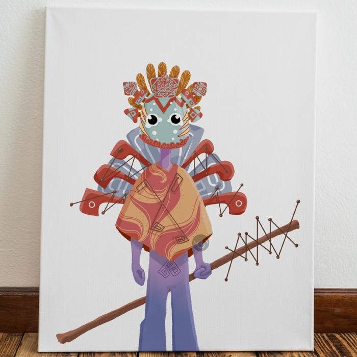 

TERBARU Art Print - Zozi (Inkpause Character) - Media Canvas [60 x 90 cm] BISA GRAB!