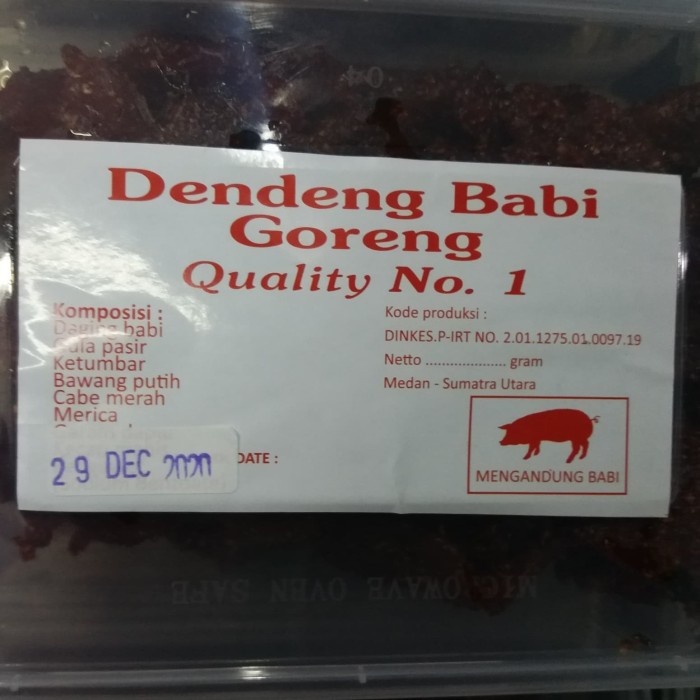 

DENGDENG BABI GORENG QUALITY NO 1 KODE 491