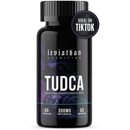 TUDCA Bile Salts 300mg - Tudca (Tauroursodeoxycholic Acid) Supplement 60 Capsules