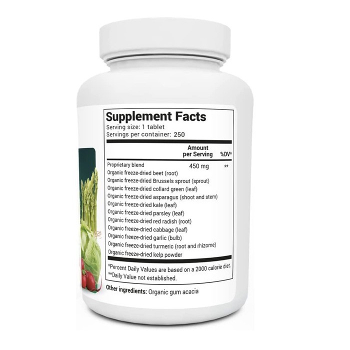 Dr. Berg's Berg Cruciferous Superfood 250 veg caps