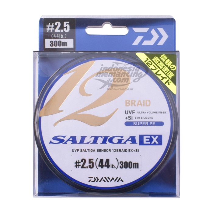 SENAR PE DAIWA SALTIGA SENSOR UVF X12EX+SI 300M KODE 324