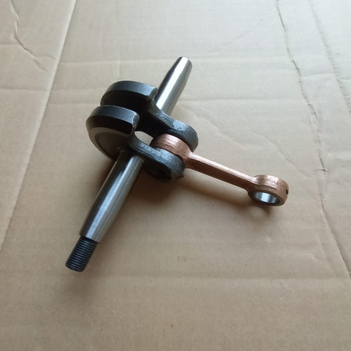 TERBARU Crankshaft As Kruk Mesin Tempel Perahu 3HP 1E48F XWJ63 63cc YAMAMOTO