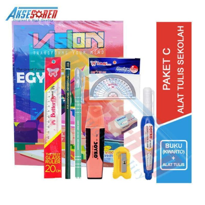 

TERBARU PAKET ALAT TULIS 8IN1 / STATIONERY SET FANCY / ALAT TULIS SET / STATIONERY SET PACKING AMAN