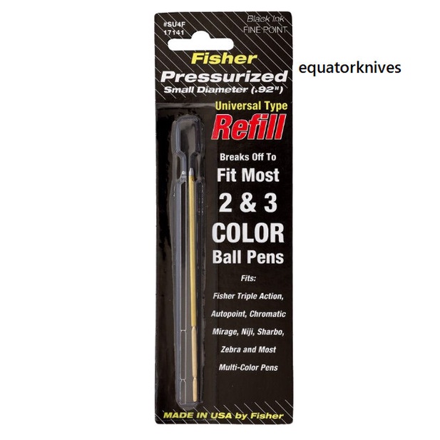 

READY FP171419 FISHER BLACK INK REFILL FINE POINT PRESSURIZED PACKING AMAN
