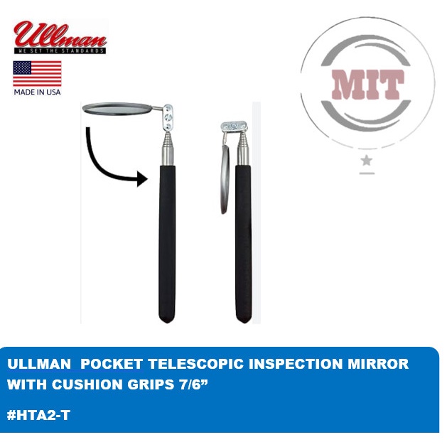 

KUYY INSPECTION MIRROR POCKET TELESCOPIC WITH CUSHION GRIPS ULLMAN #HTA2-T COD