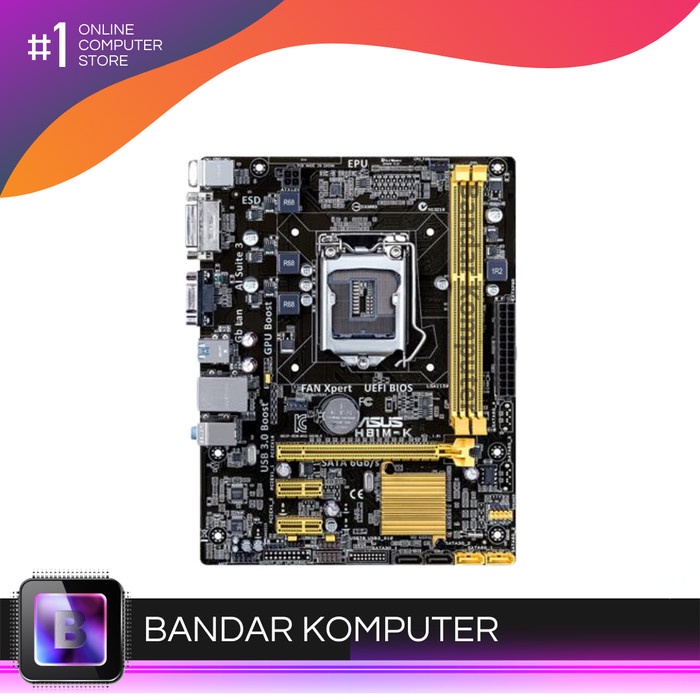 NEW MOTHERBOARD ASUS H81M K Pi