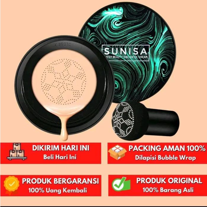 Sunisa Ivory Air Cushion bedak sunisa cushion waterproof original BB Cream CC Cushion 20g Blemish
