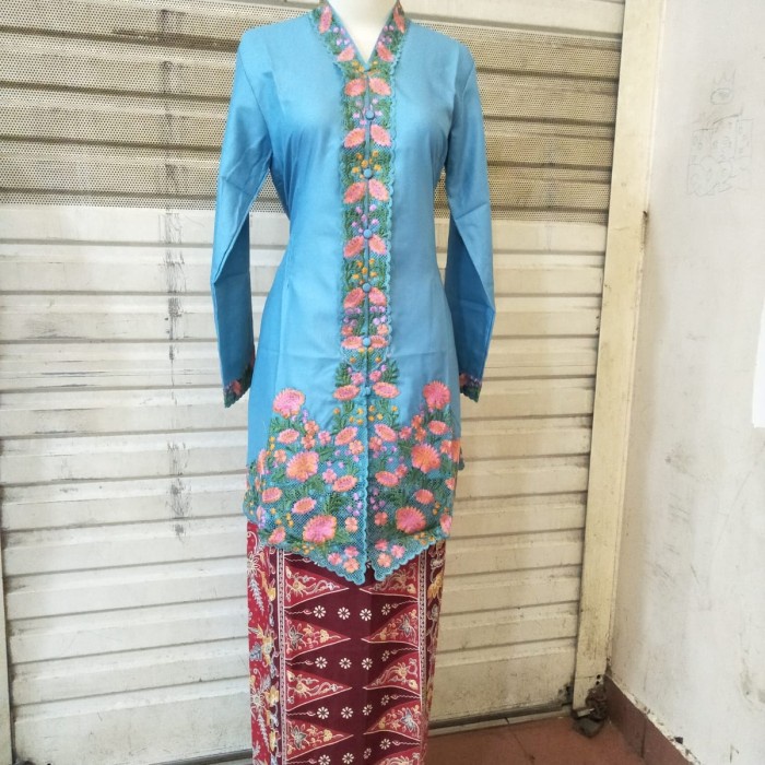BEST SELLER Atasan Kebaya Tunik Bordir Katun Toyobo/Tunik Bordir