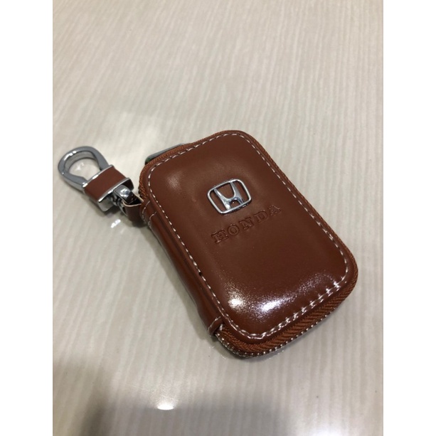 New Gantungan Kunci Dompet Kunci Mobil Kulit HONDA Ada Kotaknya DMB03