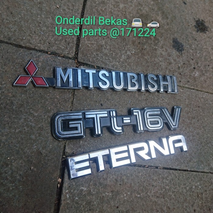 Emblem Bagasi Mitsubishi Eterna Gti Laik Pakai