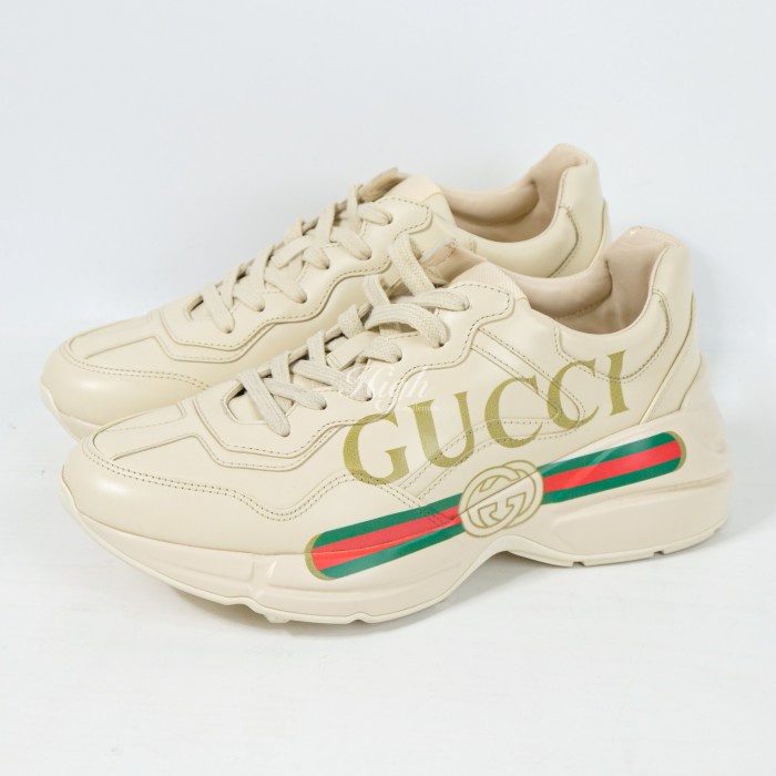 BEST SELLER Gucci Rhyton Leather Sneakers 100% Authentic