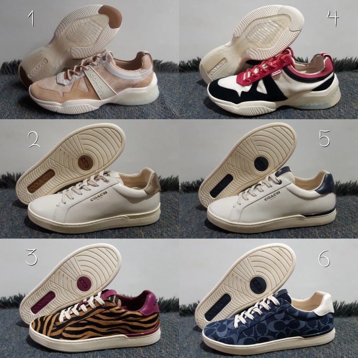BEST SELLER SEPATU SNEAKERS WANITA COACH ORIGINAL