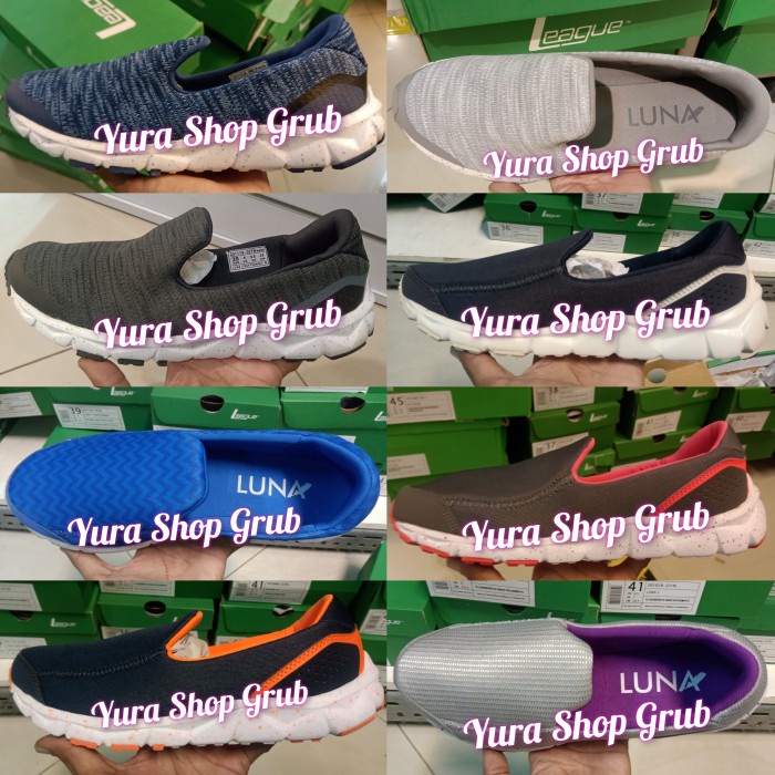 BEST SELLER Sepatu League Luna Craftedknit Original Sepatu Sneakers League Wanita