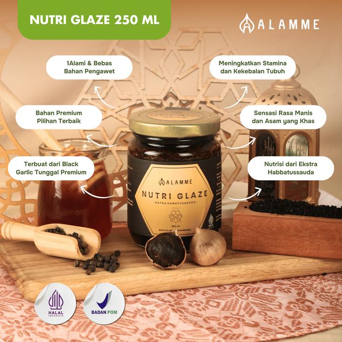 

terbaru !!! alamme nutri glaze 250ml bebas gula selai organik alami ready