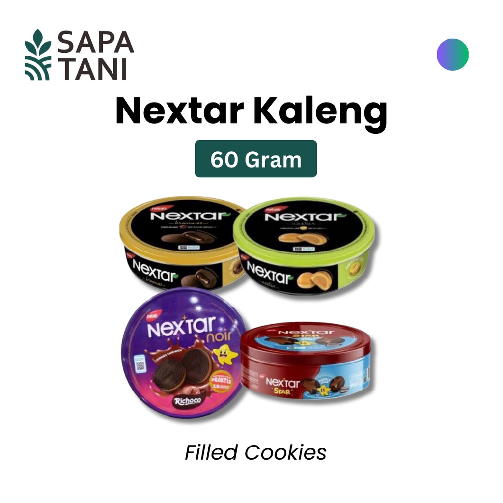 

Nextar Kaleng 60 gram Sapatani Wafer Cokelat Lembut