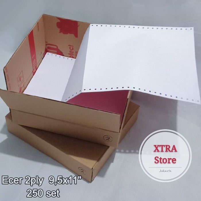 

ECER Kertas komputer continuous form 2ply CF 9.5x11inc berkualitas