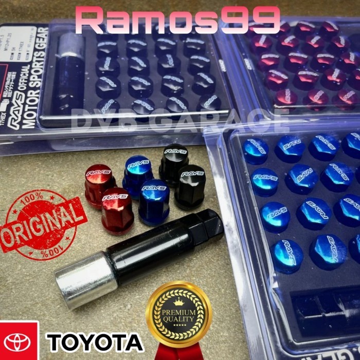 Toyota All New Rush Original Mur Roda Racing Rays Baut Lugnut Mobil Anti Maling