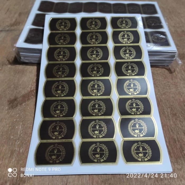 Sticker Kepala Gesper Sekolah / Logo Ikat Pinggang Sekolah Sd Smp Sma Best Seller