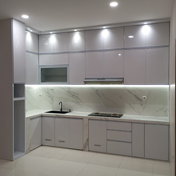 Kitchenset Aluminium Acp Minimalis