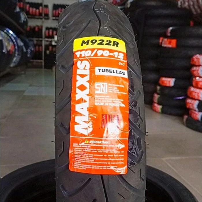 Ban Maxxis M922R 110/90-12 Tubeless Ban Donat Untuk Motor Scoopy